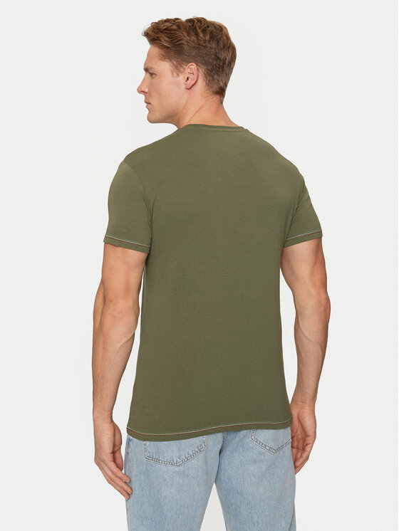 Aeronautica Militare Aeronautica Militare Majica AM1UTI003 Zelena Regular Fit