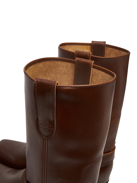 Polo Ralph Lauren Čižmy vo vojenskom štýle Polo Ralph Lauren 818963404001 Hnedá