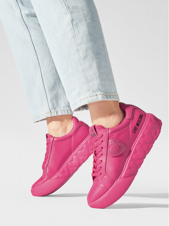 Sneakers LOVE MOSCHINO JA15014G1IIA0604 Roz | Epantofi.ro