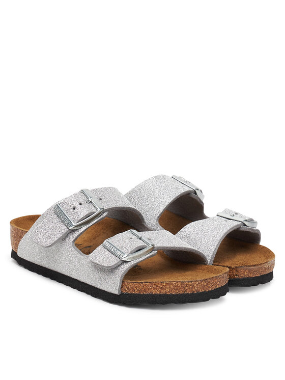 Birkenstock Nazouváky Birkenstock Arizona Kids 1030477 Stříbrná