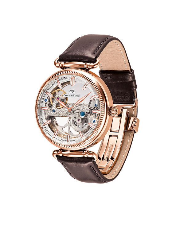 Carl von Zeyten Orologio Carl von Zeyten Elzach CVZ 0031 RWH Marrone