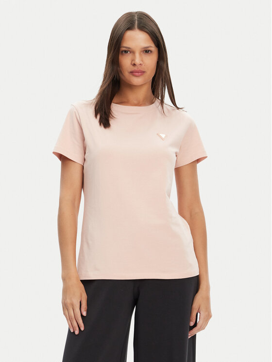 Guess Guess Футболка V4YI09 J1314 Рожевий Regular Fit
