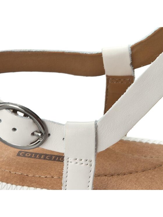 Clarks Sandali Clarks Risi Hop 261091504 Bianco
