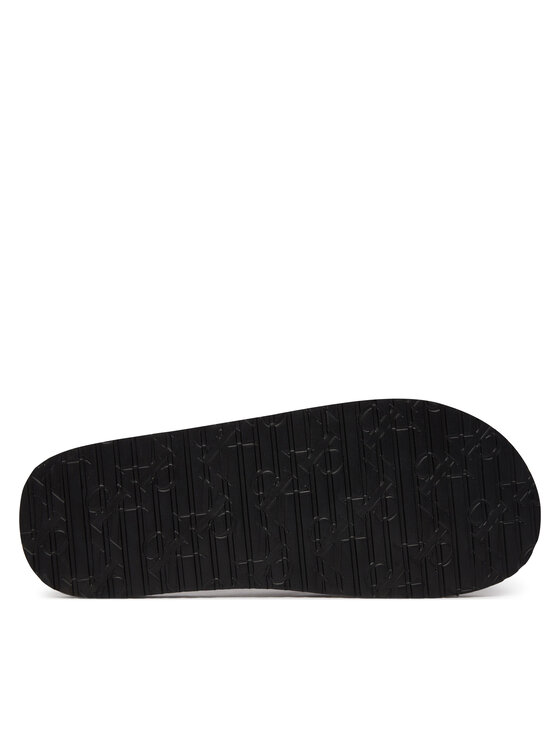 Calvin Klein Flip flop Calvin Klein Logo Webbing Strap HM0HM02106 Negru