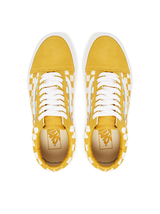 Vans Teniși Vans Old Skool Checkerboard VN000DB3ZX71 Galben