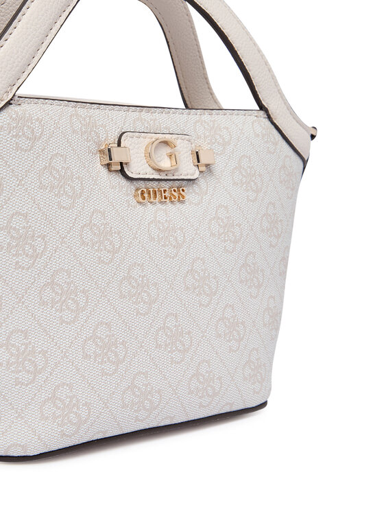 Guess Ročna torba Guess Lindsey Mini HWSG97 49750 Kremna