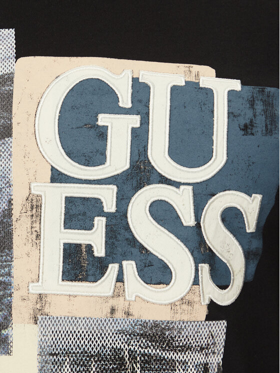 Guess Guess Póló M5GI04 I3Z14 Fekete Slim Fit