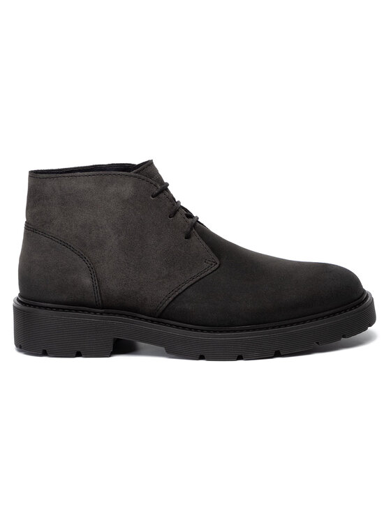 Tommy Hilfiger Botines planos Tommy Hilfiger Suede Clea Desert Boot FM0FM02533 Gris