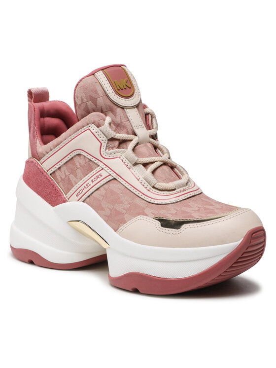 MICHAEL Michael Kors Superge MICHAEL Michael Kors Olympia Trainer 43S2OLFS1Y Roza