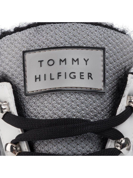 Tommy Hilfiger Snīkeri Tommy Hilfiger Tommy Sparkle Sporty Boot FW0FW04635 Pelēks