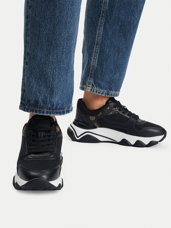 Guess Sneakersy Guess FLTMZZ ELE12 Černá