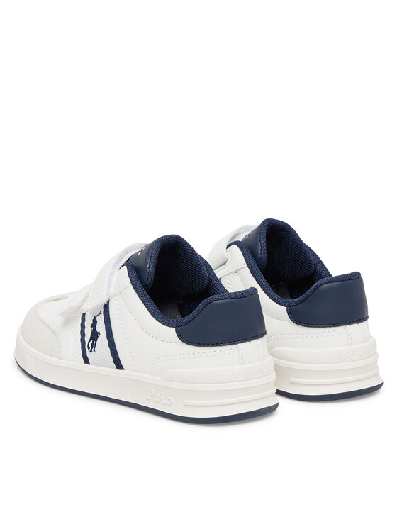 Polo Ralph Lauren Sneakersy Polo Ralph Lauren Heritage Court III T-Toe Ez RL03359102 Biela