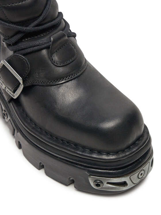 NEW ROCK Šņorzābaki NEW ROCK M-272-S1 Melns