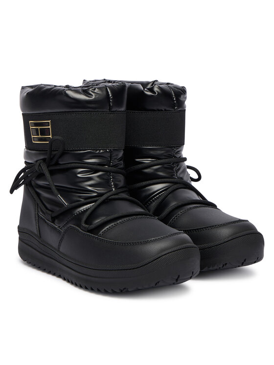 Tommy Hilfiger Botas de nieve Tommy Hilfiger Snow Boot T3A5-34052-1474 D Negro
