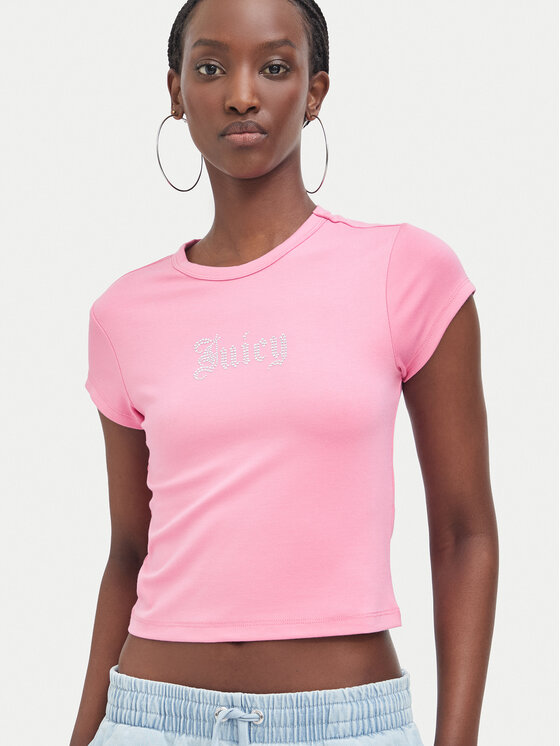 Juicy Couture Juicy Couture Camiseta JCWCT226326 Rosa Slim Fit