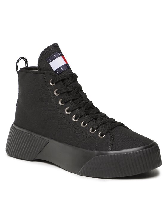 Tommy Jeans Superge Tommy Jeans Tjm Mid Platfirm EM0EM01198 Črna