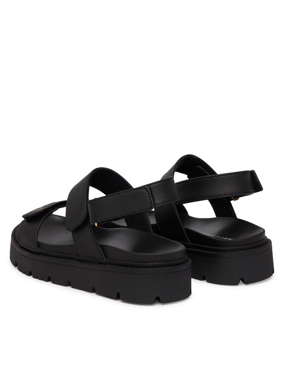 Tommy Hilfiger Sandali Tommy Hilfiger T3A2-34284-0326 Črna