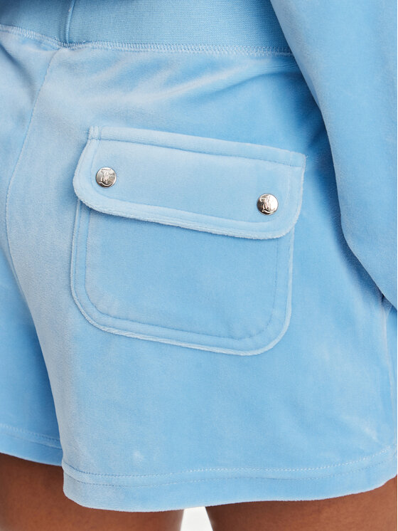 Juicy Couture Juicy Couture Športne kratke hlače Eve JCBHS224801 Modra Regular Fit