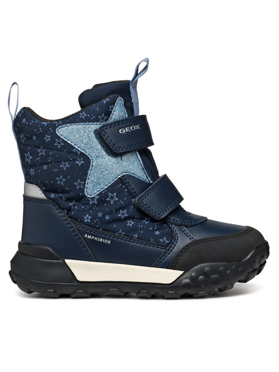 Geox Čizme za snijeg Geox J Trekkyup Girl B Ab J46M7C 0MNBC CF44Y D Tamnoplava