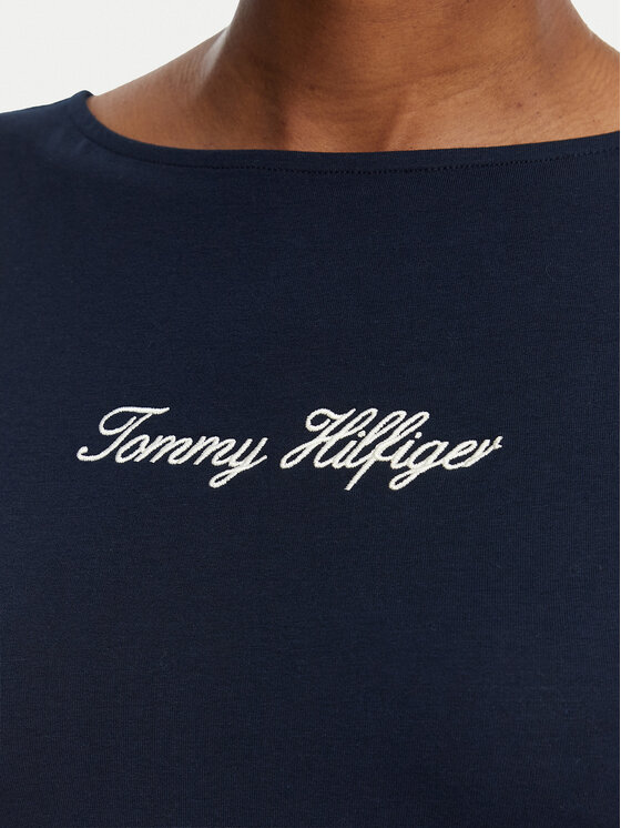 Tommy Hilfiger Tommy Hilfiger Top Classic WW0WW50947 Azul marino Regular Fit