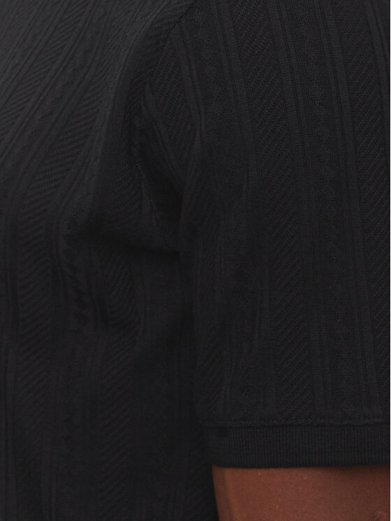 Selected Homme Selected Homme Поло 16094575 Чорний Regular Fit