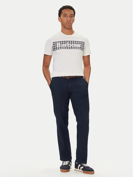 Barbour Barbour Camiseta MTS1496WH32 Blanco Regular Fit