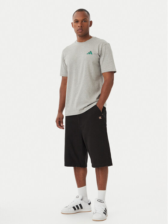 adidas adidas Camiseta Taste Of Victory Pasta Graphic KG0945 Gris claro Regular Fit