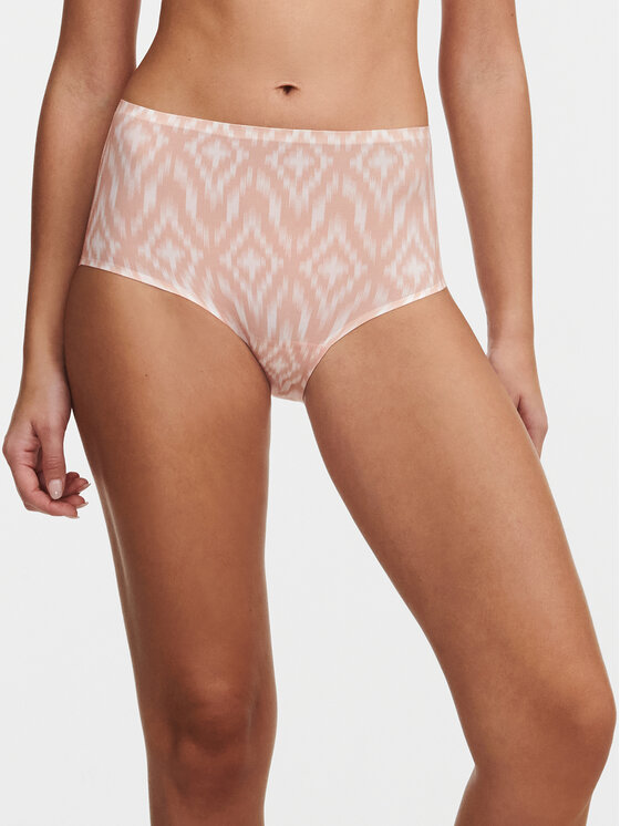 Chantelle Chantelle Klasične spodnje hlačke z visokim pasom Soft Stretch C11D70 Roza
