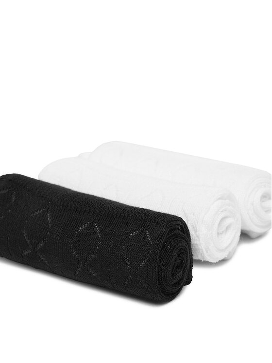 Nine West Șosete lungi Nine West CEO_BR_NW_25077_W_AW25 (3 PACK) Alb