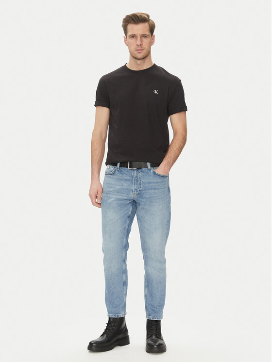 Calvin Klein Jeans Calvin Klein Jeans Majica Painted J30J327523 Črna Regular Fit