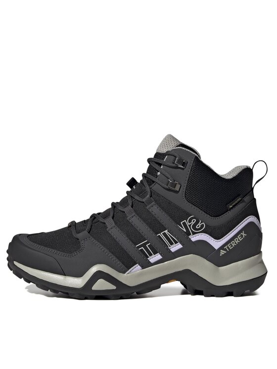 adidas Trekingová obuv adidas Terrex Swift R2 Mid GORE-TEX Hiking Shoes IF7637 Černá