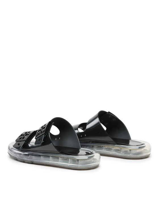 Tory Burch Шльопанці Tory Burch Buckle Bubble Jelly 149718 Чорний