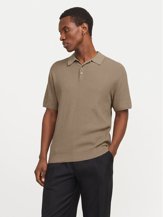 Jack & Jones Jack & Jones Polo majica Cooper 12271483 Bež Regular Fit