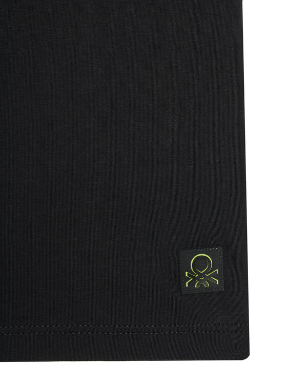 United Colors Of Benetton United Colors Of Benetton Футболка 35RYC10NC Чорний Regular Fit