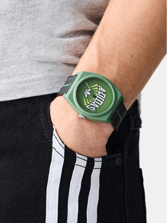 adidas Hodinky adidas Project Two AOST25036 Zelená