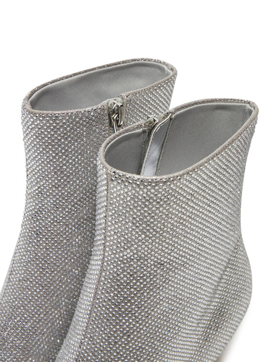 Steve Madden Polokozačky Steve Madden Lulah-R SM11003281 Stříbrná