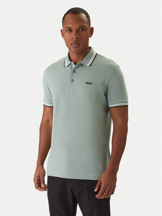 BOSS BOSS Polo Paddy 50469055 Verde Regular Fit
