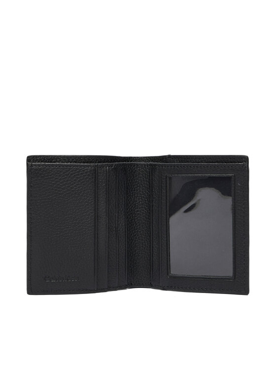 Calvin Klein Peňaženka Calvin Klein Foil Emboss Slim Billfold LV04D1064G Čierna