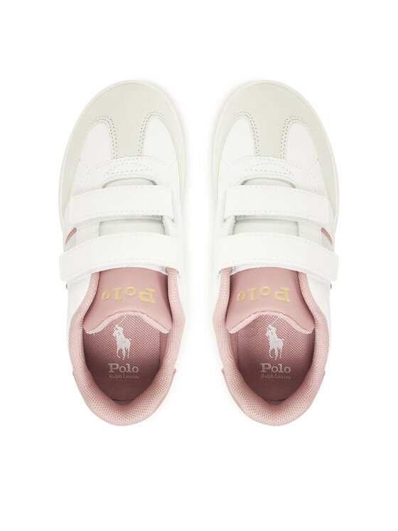 Polo Ralph Lauren Снікерcи Polo Ralph Lauren Heritage Court III T-Toe Ez RL03359101 Білий