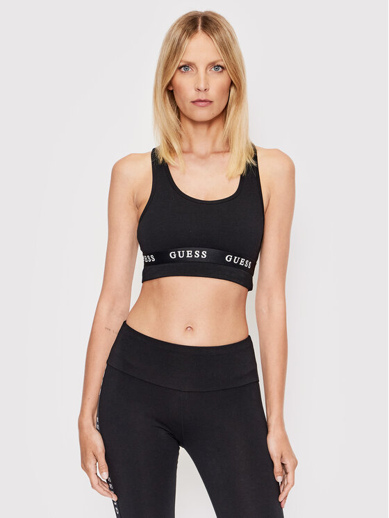 Guess Guess Sujetador deportivo V2YP12 KABR0 Negro