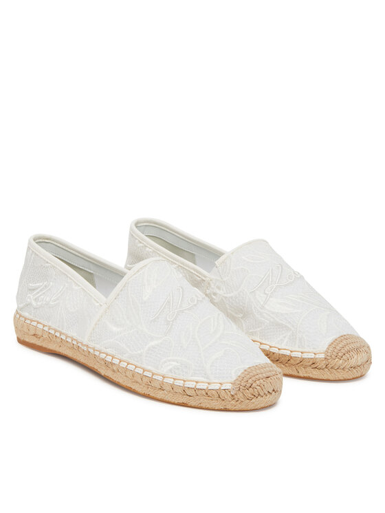 KARL LAGERFELD Εσπαντρίγιες KARL LAGERFELD Kamini KL80121A Λευκό
