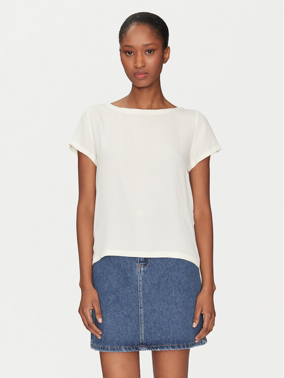 Marella Marella Футболка Inn 2515111021 Écru Regular Fit