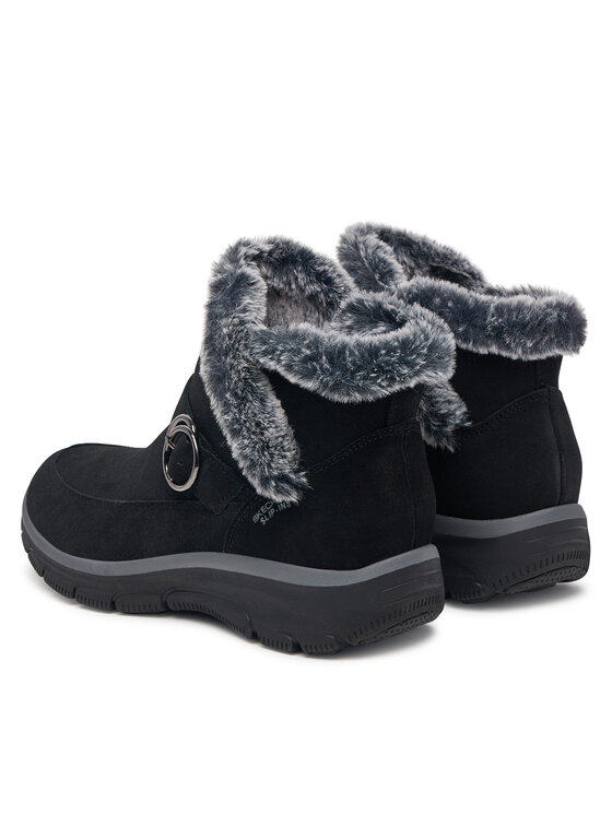 Skechers Hótaposó Skechers Slip-Ins Relaxed Fit: Easy Going - Gentle Winter 168185/BLK Fekete