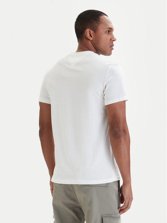 Tommy Jeans Tommy Jeans Camiseta DM0DM22538 Blanco Slim Fit