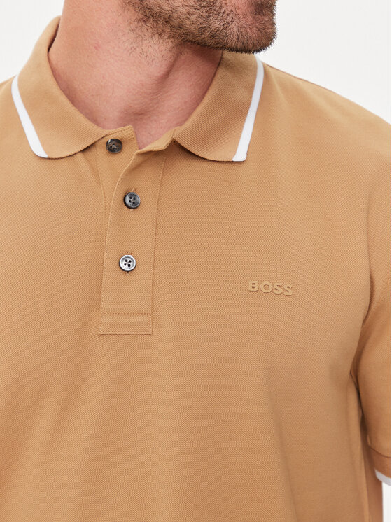 BOSS Boss Polo Parlay 190 50494697 Beige Regular Fit