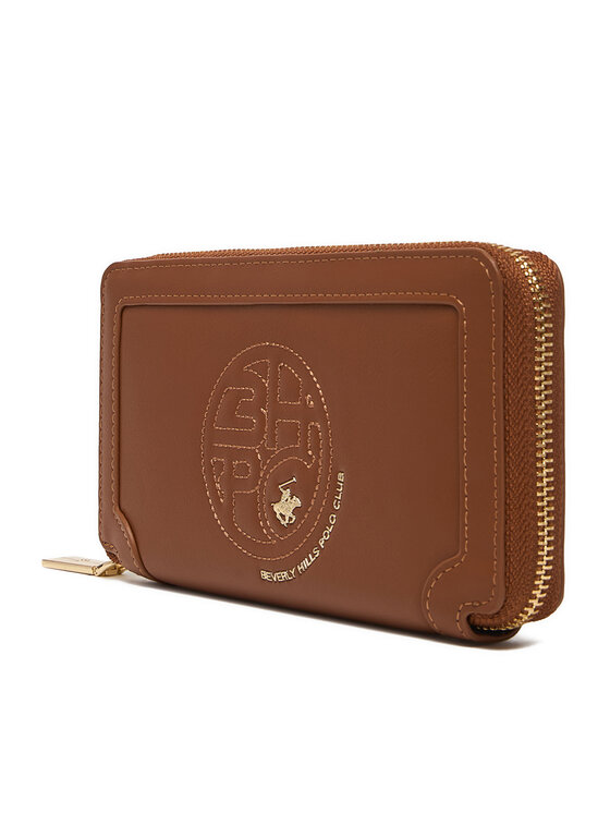 Beverly Hills Polo Club Гаманець Beverly Hills Polo Club CWBEO-BHPC-W1-009-SS26 Коричневий