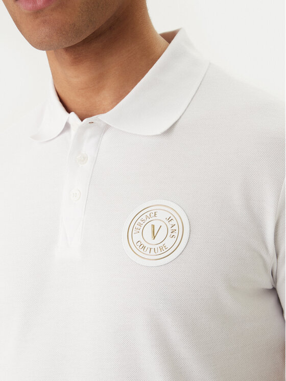 Versace Jeans Couture Versace Jeans Couture Polo 80GAGT19 CJ01T Blanco Regular Fit