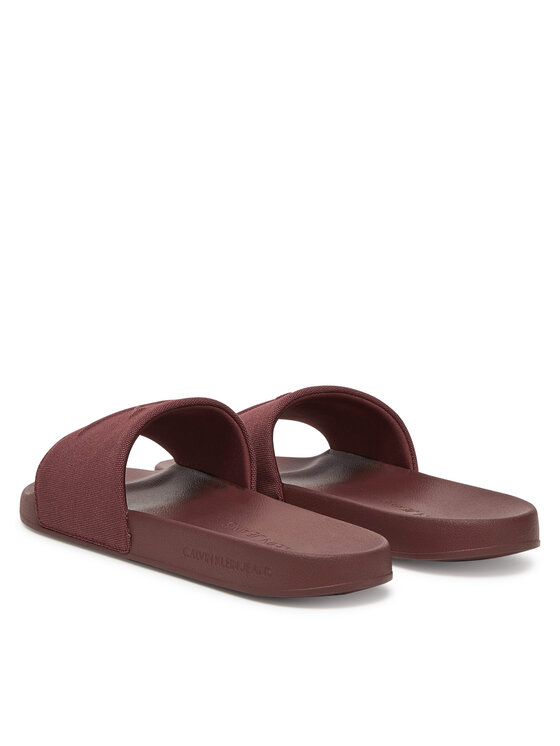 Calvin Klein Jeans Nazouváky Calvin Klein Jeans Slide Hf Mono Cv YM0YM01282 Hnědá