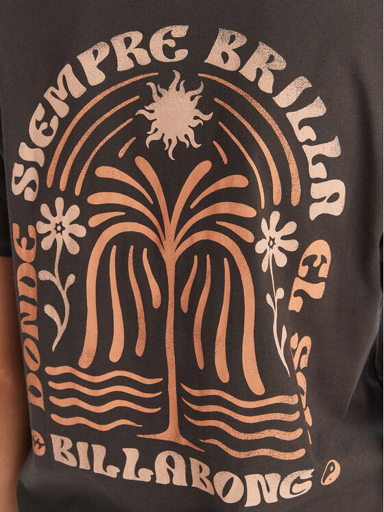 Billabong Billabong Футболка EBJZT00496 Чорний Oversize