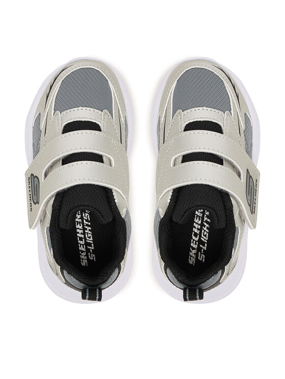 Skechers Снікерcи Skechers Meteor-Lights - Glow 401498N/SLBK Срібний